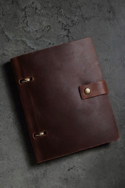 Agenda din piele naturala Little Notebook by URBAN BAG dimensiune A6 Maro