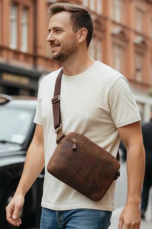 Borseta de umar din piele naturala URBAN BAG The City