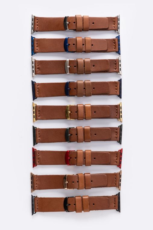 Curea din piele naturala handmade URBAN BAG pentru Apple Watch