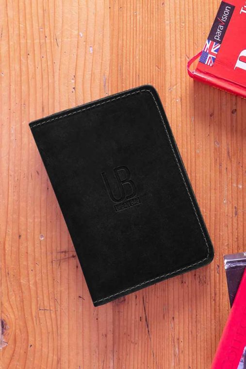 Portofel Port Pasaport din piele naturala URBAN BAG Journey - Negru