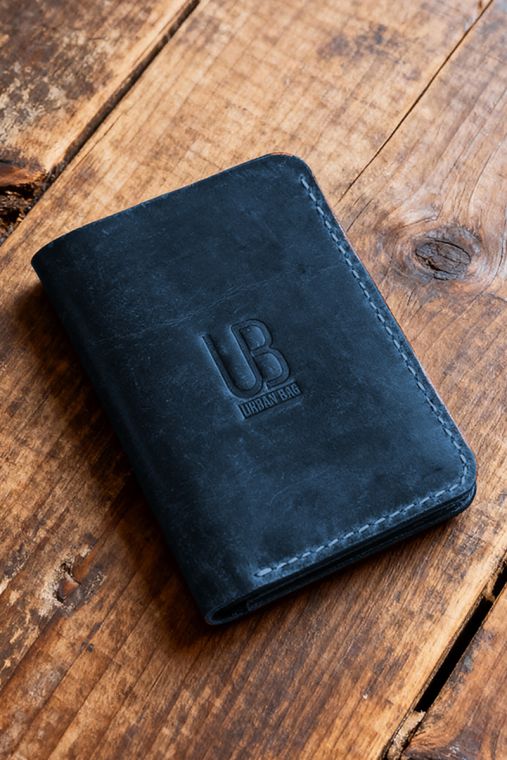 Portofel din piele naturala URBAN BAG Concept 1 – Albastru