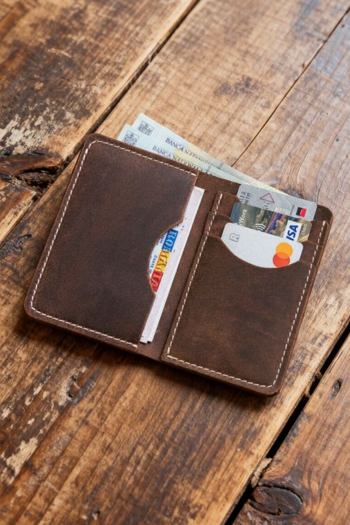 Portofel din piele naturala URBAN BAG Concept 1 – Maro Inchis