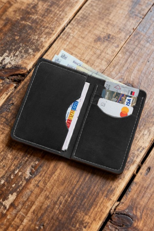 Portofel din piele naturala URBAN BAG Concept 1 – Negru