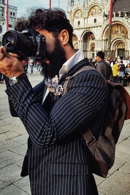 Rucsac din piele naturala si material textil URBAN BAG Burgos