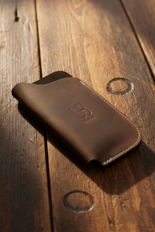 Toc pentru ochelari din piele naturala URBAN BAG – Brown